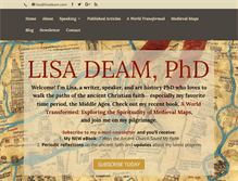 Tablet Screenshot of lisadeam.com